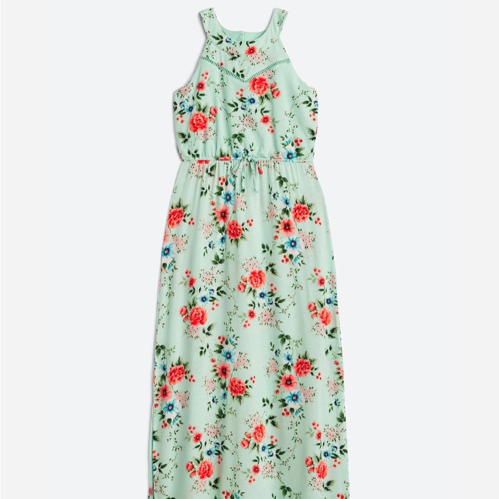 NWT Trixxi Feranmi Halter Maxi Dress Size L Girls (10-12)